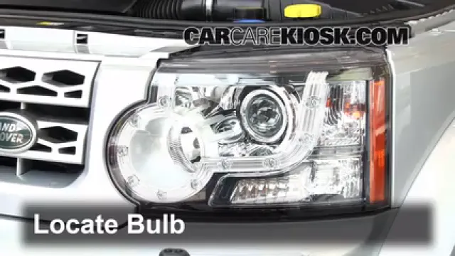 2011 Land Rover LR4 HSE 5.0L V8 Éclairage Feux de route (remplacer l'ampoule)